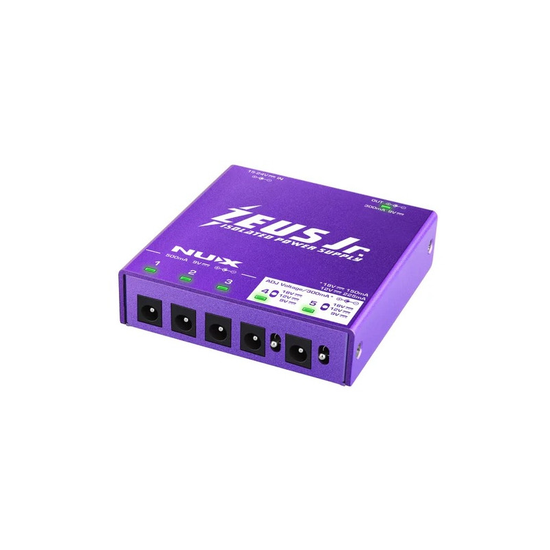 NUX ZEUS JR NIP-Z6 Fuente de Poder para pedales de efectos