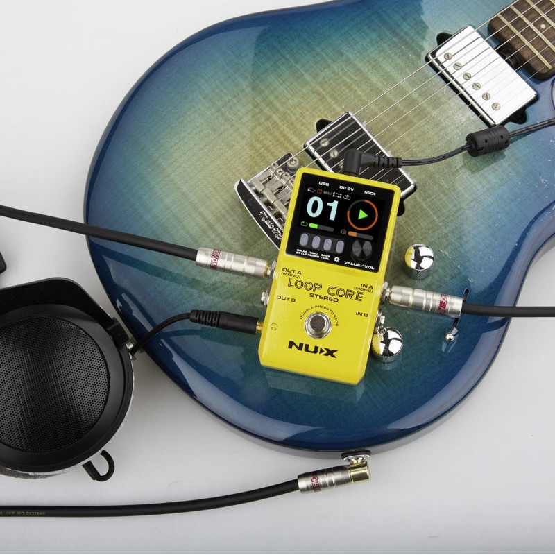 NUX Loop Core Stereo NCL-2 - Pedal Looper Profesional