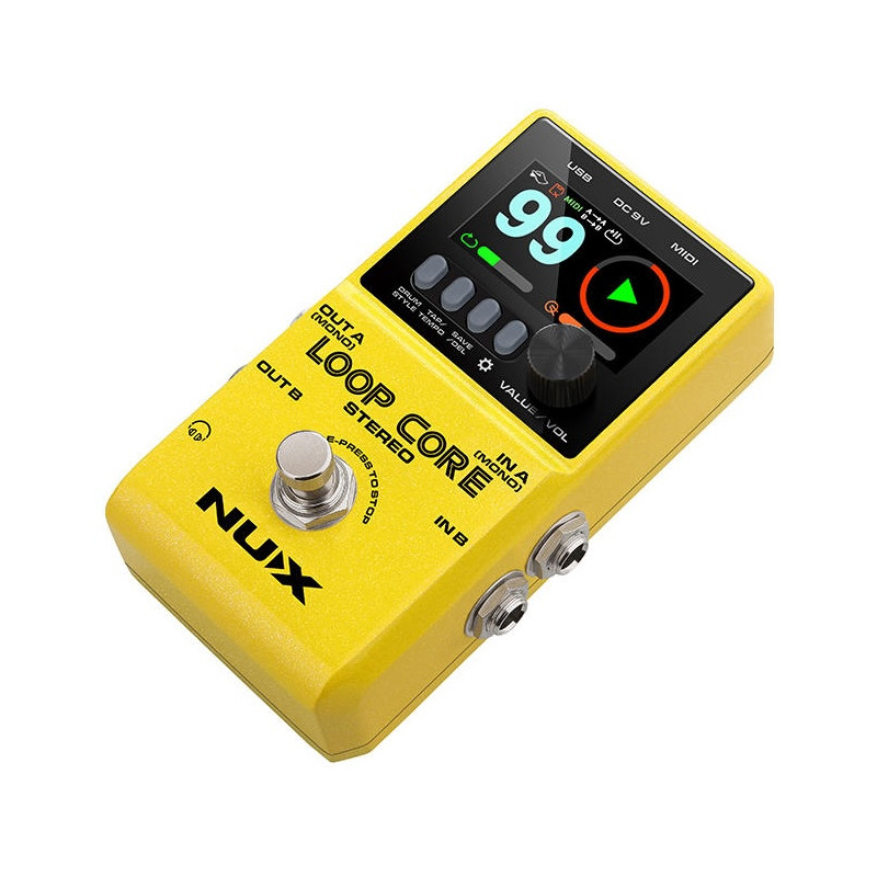 NUX LOOP CORE STEREO NCL-2 Pedal looper stereo para guitarra