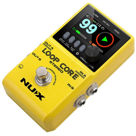 NUX LOOP CORE STEREO NCL-2 Pedal looper stereo para guitarra