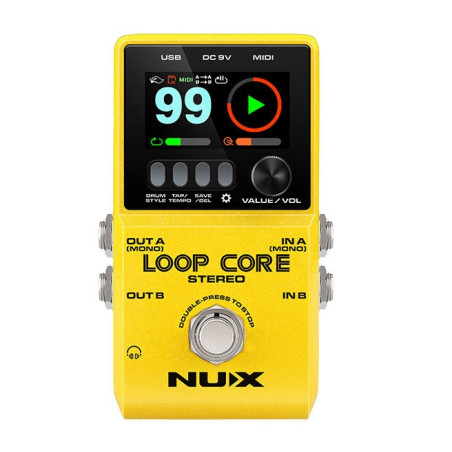 NUX LOOP CORE STEREO NCL-2 Pedal looper stereo para guitarra