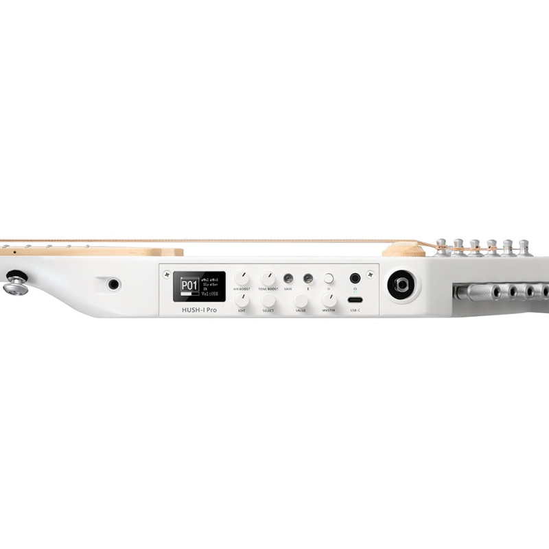 DONNER HUSH-I PRO - Guitarra acústica silenciosa con simulación avanzada