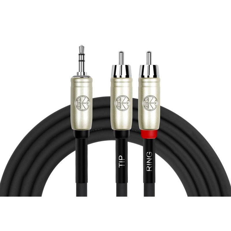 KIRLIN Y-364PRL 3M Cable de 3.5mm a RCA de Alta Calidad