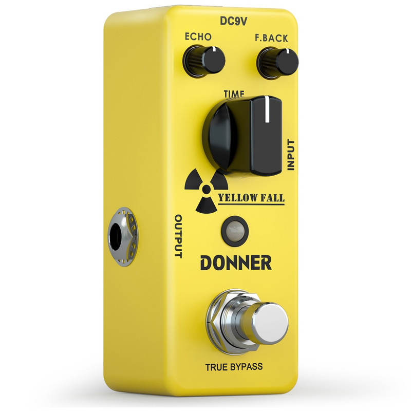 DONNER EC748 YELLOW FALL Pedal de delay para guitarra electrica