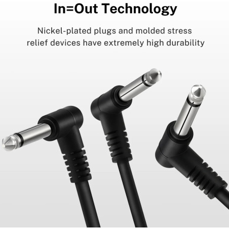 DONNER EC1048 Set de cables interpedales