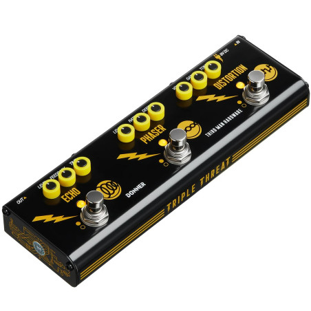 DONNER TRIPLE THREAT EC6792 Pedal multiefecto para guitarra eléctrica