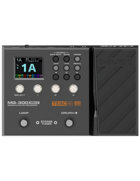 NUX MG-300 MKII Pedalera Multiefectos para guitarra eléctrica
