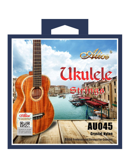 ALICE AU045-C Encordado Ukulele concierto