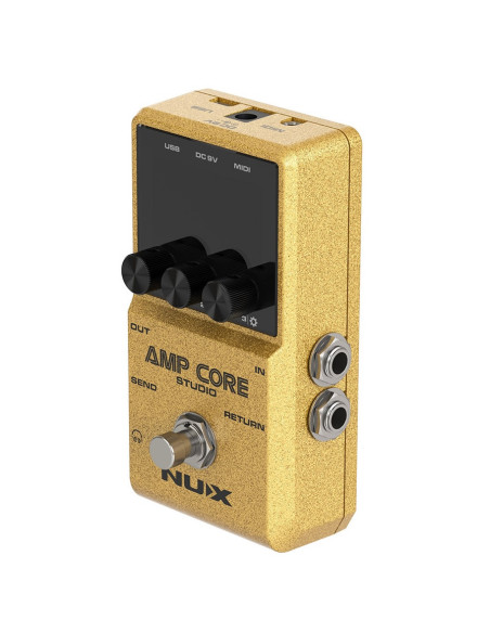 NUX NCA-1 AMP CORE STUDIO – Pedal de Modelado de Amplificadores Compacto y Versátil