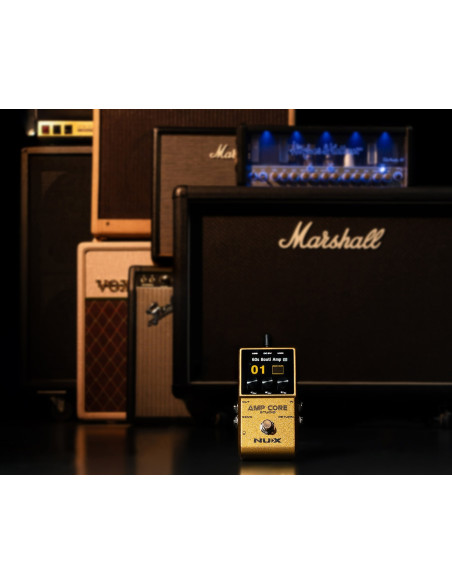 NUX NCA-1 AMP CORE STUDIO – Pedal de Modelado de Amplificadores Compacto y Versátil