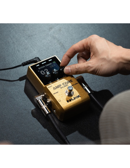 NUX NCA-1 AMP CORE STUDIO – Pedal de Modelado de Amplificadores Compacto y Versátil