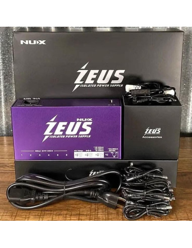 NUX ZEUS NIP-Z10 | Fuente de Poder Aislada Profesional 10 Salidas DC para Pedales