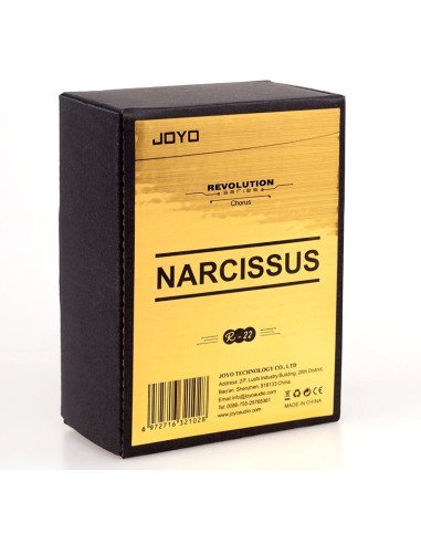 Pedal JOYO R-22 NARCISSUS: Chorus con un sonido cálido y natural. Añade profundidad y dimensión a tu música. Compacto y accesibl