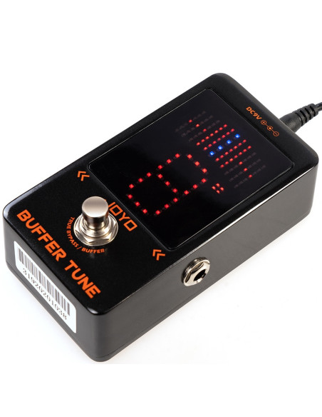 JOYO JF‑19 Buffer + Tuner – Buffer de alta fidelidad y afinador para guitarras y bajos