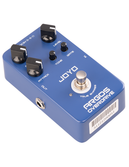 JOYO JF-23 Argos Overdrive | 6 Tons, Noise Gate & Booster – Pedal de Guitarra