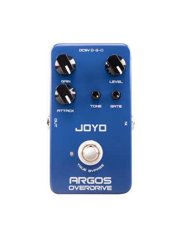 JOYO JF-23 Argos Overdrive | 6 Tons, Noise Gate & Booster – Pedal de Guitarra