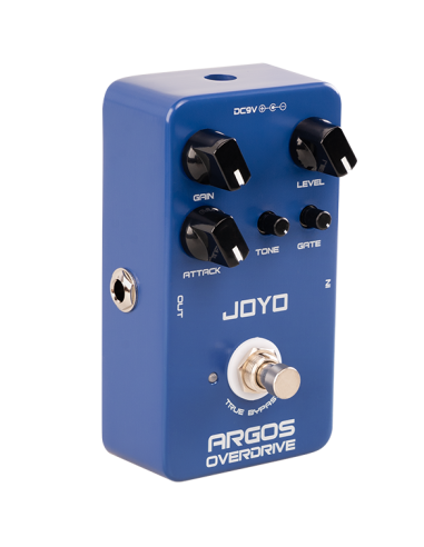 JOYO JF-23 Argos Overdrive | 6 Tons, Noise Gate & Booster – Pedal de Guitarra
