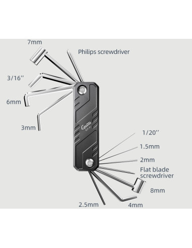 GUITTO GGT‑01 Multi‑Tool de Precisión para Guitarra y Bajo