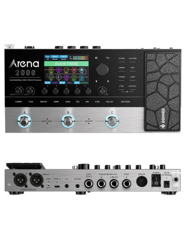 DONNER ARENA 2000 EC1790 Pedalera multiefectos para guitarra