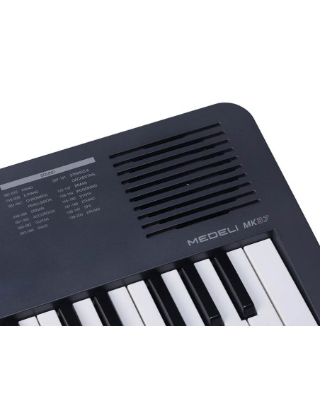 MEDELI MK37 BK Teclado Electronico de 37 teclas