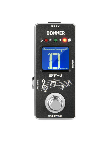 DONNER DT-1 EC772 Pedal afinador para guitarra