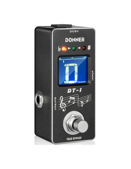 DONNER DT-1 EC772 Pedal afinador para guitarra