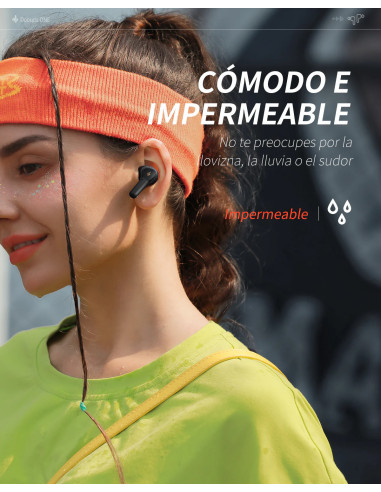 Audífonos Inalámbricos Donner Dobuds ONE EC6519 con ANC, ENC y 32h de Batería