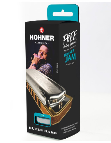 HOHNER BLUES HARP Armonica diatónica en A con estuche duro