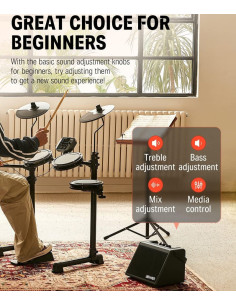 DONNER DDA-20 EC1732 Amplificador para bateria electronica y teclados 2