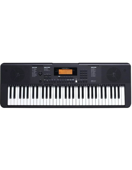 Medeli MK200 – Teclado 61 teclas con USB‑MIDI y LCD retroiluminada