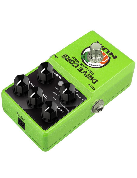 Pedal de overdrive NUX Drive Core Deluxe MKII – 8 tonos analógicos con boost