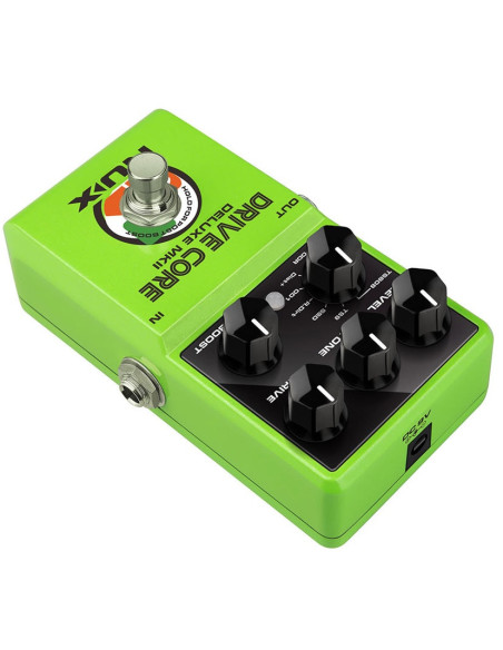 Pedal de overdrive NUX Drive Core Deluxe MKII – 8 tonos analógicos con boost