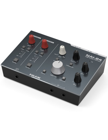 NUX NAI-24 – Interfaz de audio USB 2-in/4-out Clase-A con compresión analógica