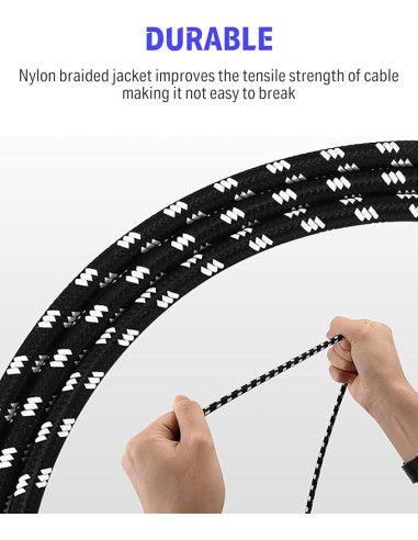 Cable instrumento DONNER EC943 10 ft 24 AWG