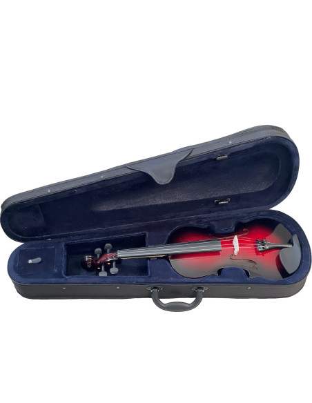 GREKO VBC-3RD Violin degrade con estuche arco y colofonia