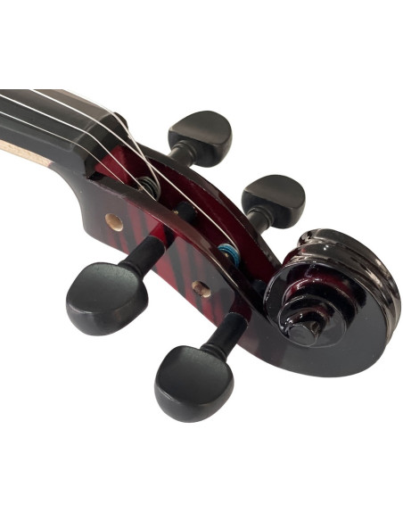 GREKO VBC-3RD Violin degrade con estuche arco y colofonia