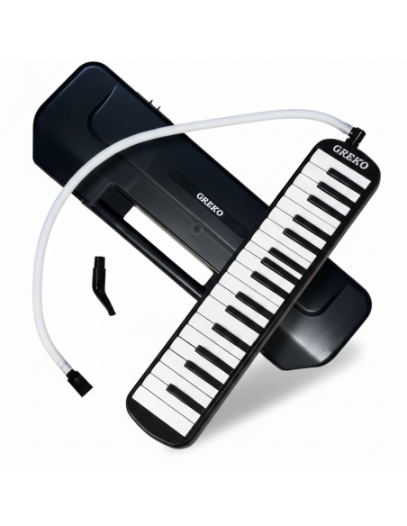 GREKO BM37K-ED Melódica de piano con 37 teclas y estuche duro