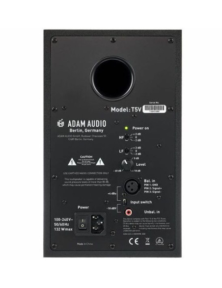 Monitores de Estudio ADAM Audio T5V: Precisión y Rendimiento en Espacios Reducidos