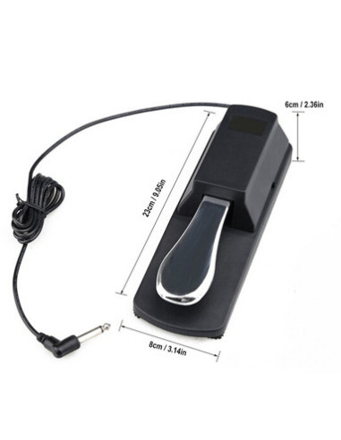 Pedal de Sustain WINGO SP-100 - Versatilidad Clásica para Teclados Electrónicos