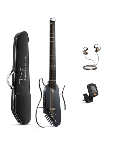 Donner Hush-I SE Black EC6997 | Guitarra Electroacústica