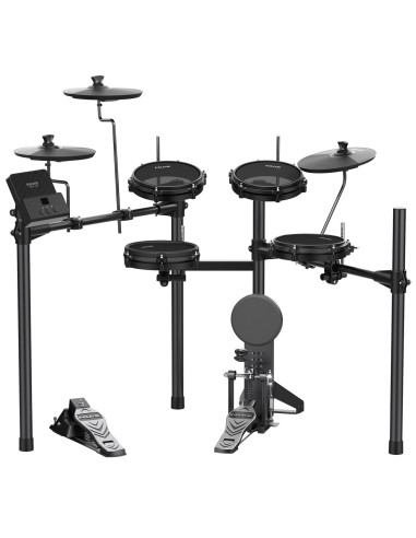 NUX DM-110 Batería electrónica portátil con pads de malla y conectividad USB