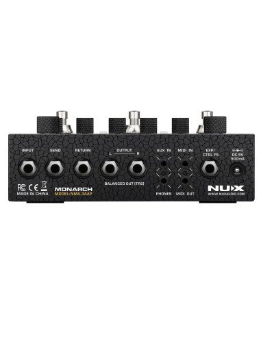 NUX AMP ACADEMY STOMP NMA-3APP Pedal simulador de amplificadores para guitarra eléctrica