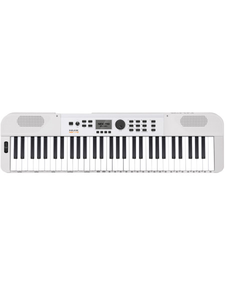 Teclado portátil NUX NEK‑110 – 61 teclas, 700 sonidos, batería recargable Bluetooth