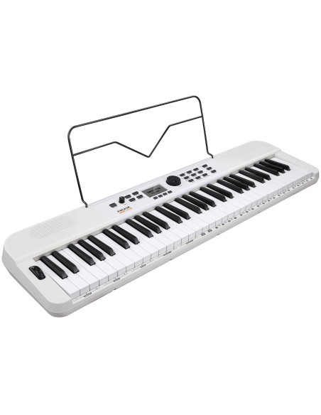 NUX NEK-110 Teclado electrónico de 61 teclas sensitivas, bateria recargable y bluetooth