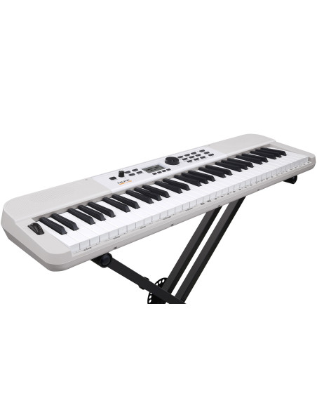 NUX NEK-110 Teclado electrónico de 61 teclas sensitivas, bateria recargable y bluetooth