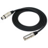 KIRLIN MPC-480-3M/Bk Cable para micrófono XLR hembra / macho de 3 metros