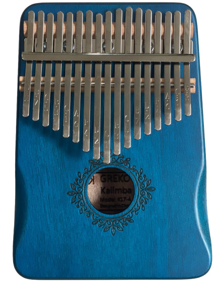K17-4 Kalimba azul con estuche