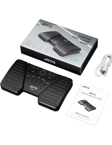 Joyo JSP‑01 Pedal Inalámbrico Bluetooth para Pasar Páginas y Control Universal