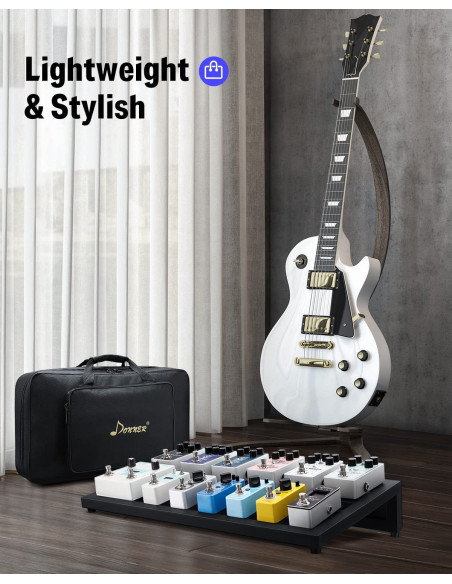 DONNER EC916 DB3 Pedalboard para pedales de efectos