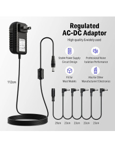 DONNER EC836 DPA-1 Adaptador multiple para pedales de efectos 2